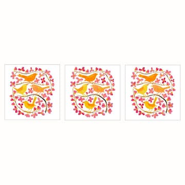 Servett Paperproducts Design Cherry Blossoms Birds 33x33 cm 3 st 20-pack