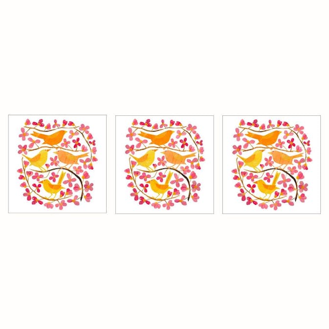 Servett Paperproducts Design Cherry Blossoms Birds 33x33 cm 3 st 20-pack