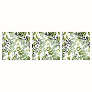 Servett Paperproducts Design Botanique 33x33 cm 3 st 20-pack