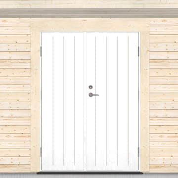 Pardörr Sveadörren Kall Grundmålad