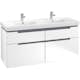 Tvättställsskåp Villeroy & Boch Subway 2.0 för Dubbla Tvättställ