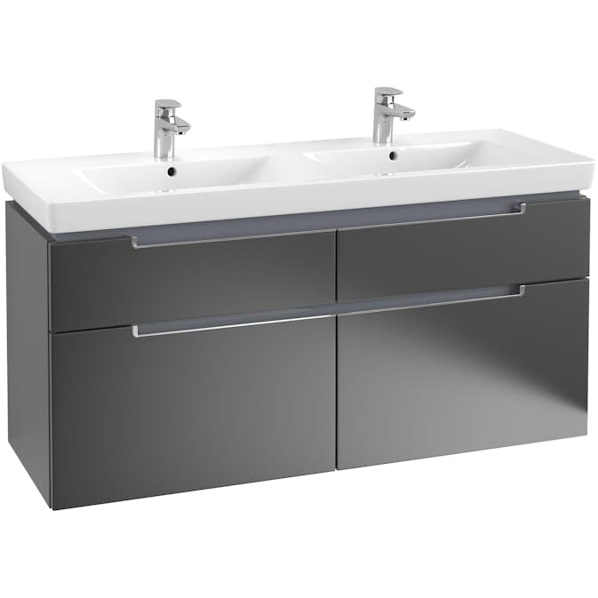 Tvättställsskåp Villeroy & Boch Subway 2.0 för Dubbla Tvättställ