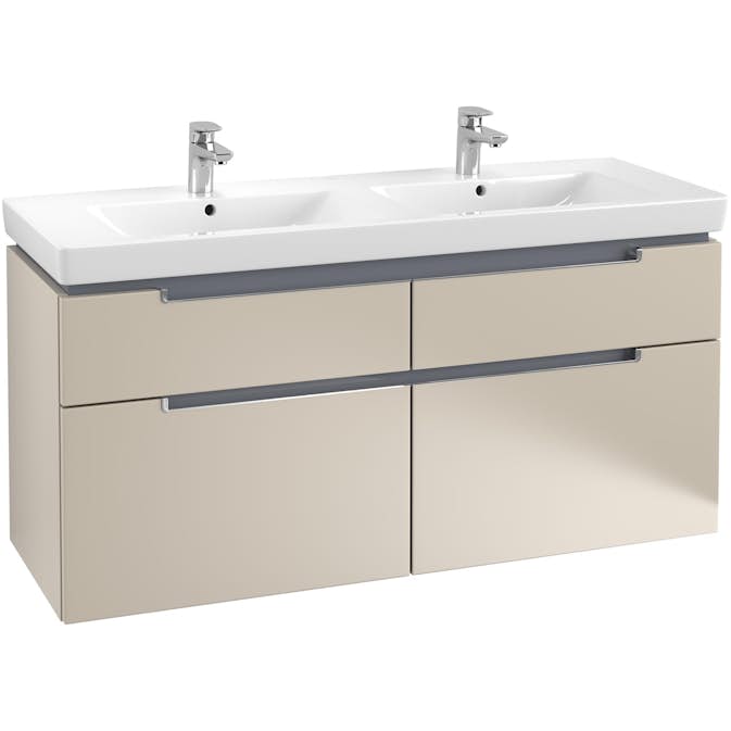 Tvättställsskåp Villeroy & Boch Subway 2.0 för Dubbla Tvättställ