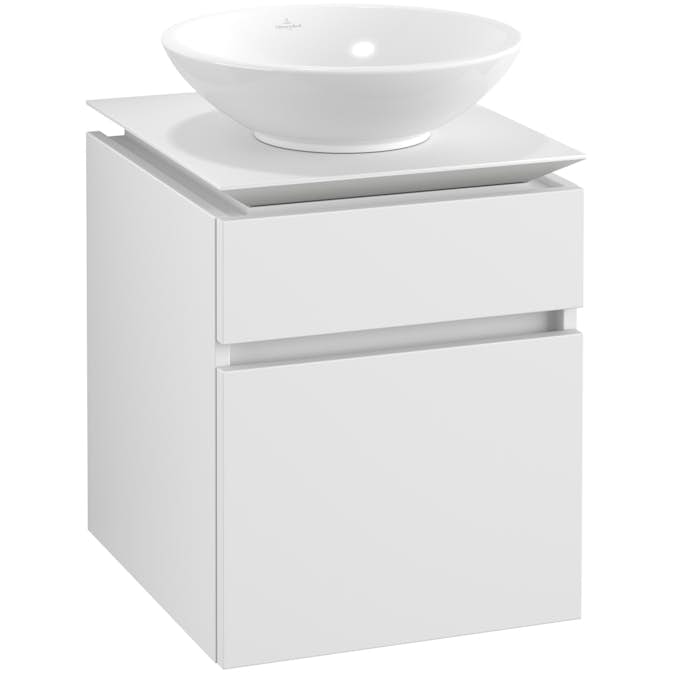 Tvättställsskåp Villeroy & Boch Legato 450 med 2 Lådor för Ytmonterat Tvättställ