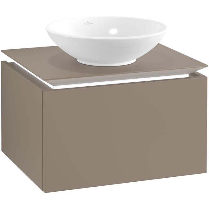 Tvättställsskåp Villeroy & Boch Legato Kompakt 600 med 1 Låda för Ytmonterat Tvättställ