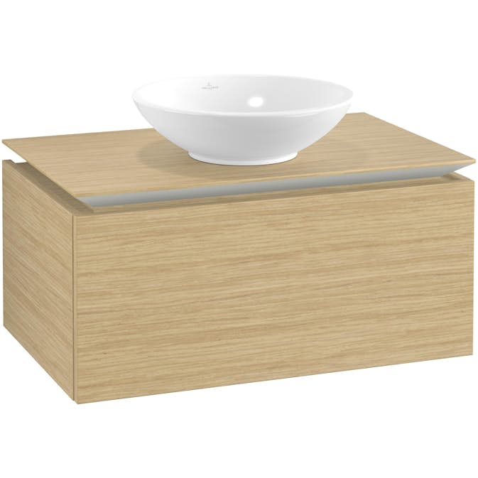 Tvättställsskåp Villeroy & Boch Legato Kompakt 800 med 1 Låda för Ytmonterat Tvättställ