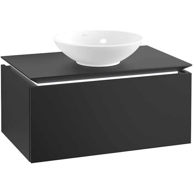 Tvättställsskåp Villeroy & Boch Legato Kompakt 800 med 1 Låda för Ytmonterat Tvättställ