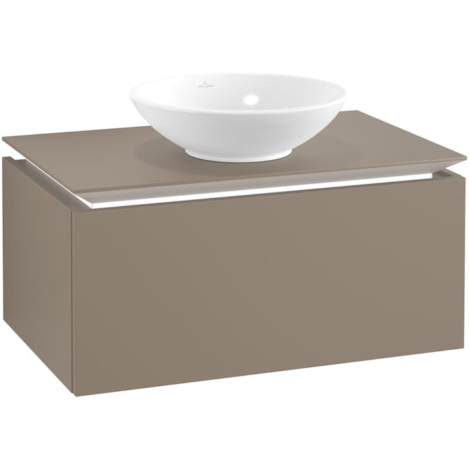 Tvättställsskåp Villeroy & Boch Legato Kompakt 800 med 1 Låda för Ytmonterat Tvättställ