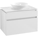 Tvättställsskåp Villeroy & Boch Legato 800 med 2 Lådor för Ytmonterat Tvättställ