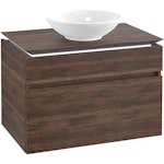 Tvättställsskåp Villeroy & Boch Legato 800 med 2 Lådor för Ytmonterat Tvättställ