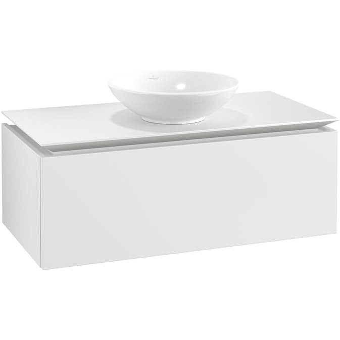 Tvättställsskåp Villeroy & Boch Legato Kompakt 1000 med 1 Låda för Ytmonterat Tvättställ