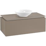 Tvättställsskåp Villeroy & Boch Legato Kompakt 1000 med 1 Låda för Ytmonterat Tvättställ