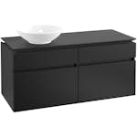 Tvättställsskåp Villeroy & Boch Legato 1200 med 4 Lådor för Ocentrerat Ytmonterat Tvättställ