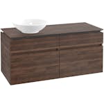Tvättställsskåp Villeroy & Boch Legato 1200 med 4 Lådor för Ocentrerat Ytmonterat Tvättställ