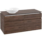 Tvättställsskåp Villeroy & Boch Legato 1200 med 4 Lådor för Ocentrerat Ytmonterat Tvättställ