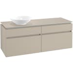 Tvättställsskåp Villeroy & Boch Legato 1400 med 4 Lådor för Ocentrerat Ytmonterat Tvättställ