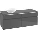 Tvättställsskåp Villeroy & Boch Legato 1400 med 4 Lådor för Ocentrerat Ytmonterat Tvättställ