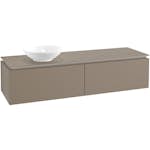 Tvättställsskåp Villeroy & Boch Legato Kompakt 1600 med 2 Lådor för Ocentrerat Ytmonterat Tvättställ från Övriga V&B Serier