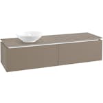 Tvättställsskåp Villeroy & Boch Legato Kompakt 1600 med 2 Lådor för Ocentrerat Ytmonterat Tvättställ från Övriga V&B Serier