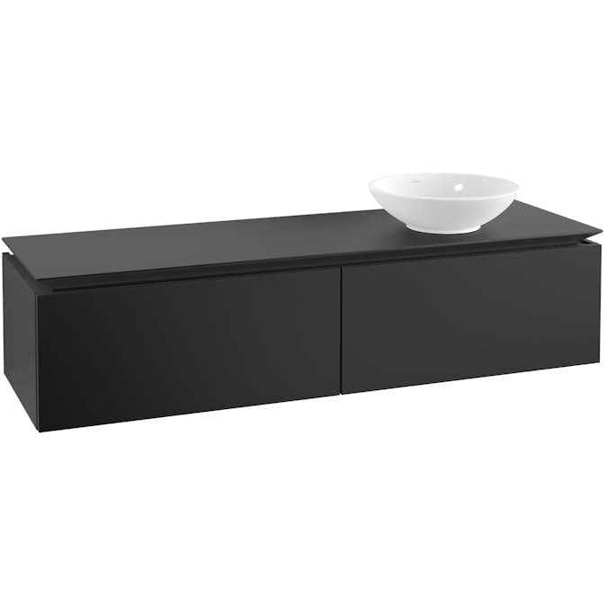 Tvättställsskåp Villeroy & Boch Legato Kompakt 1600 med 2 Lådor för Ocentrerat Ytmonterat Tvättställ från Övriga V&B Serier