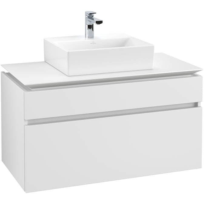 Tvättställsskåp Villeroy & Boch Legato 1000 med 2 Lådor för Tvättställ från Memento