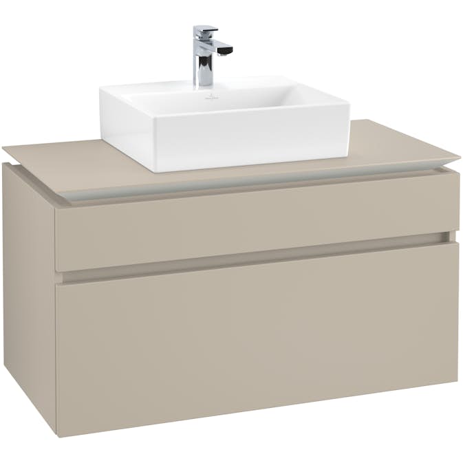 Tvättställsskåp Villeroy & Boch Legato 1000 med 2 Lådor för Tvättställ från Memento