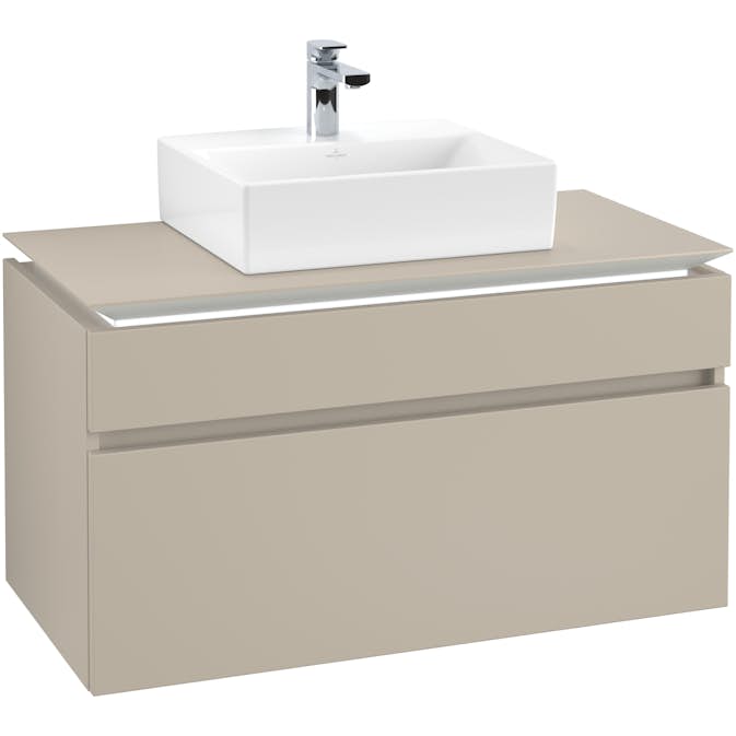 Tvättställsskåp Villeroy & Boch Legato 1000 med 2 Lådor för Tvättställ från Memento