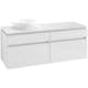 Tvättställsskåp Villeroy & Boch Legato 1400 med 4 Lådor för Ocentrerat Tvättställ