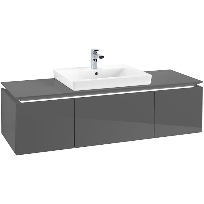 Tvättställsskåp Villeroy & Boch Legato Kompakt med 3 Lådor för Tvättställ