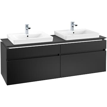 Tvättställsskåp Villeroy & Boch Legato 1600 med 4 Lådor för Två Tvättställ från Finion & Subway