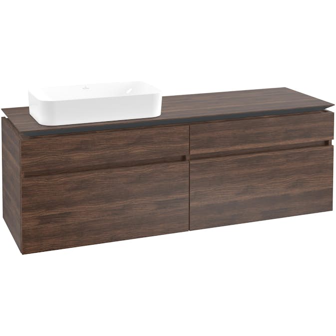 Tvättställsskåp Villeroy & Boch Legato 1600 med 4 Lådor för Ocentrerat Ytmonterat Tvättställ från Finion