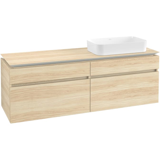 Tvättställsskåp Villeroy & Boch Legato 1600 med 4 Lådor för Ocentrerat Ytmonterat Tvättställ från Finion
