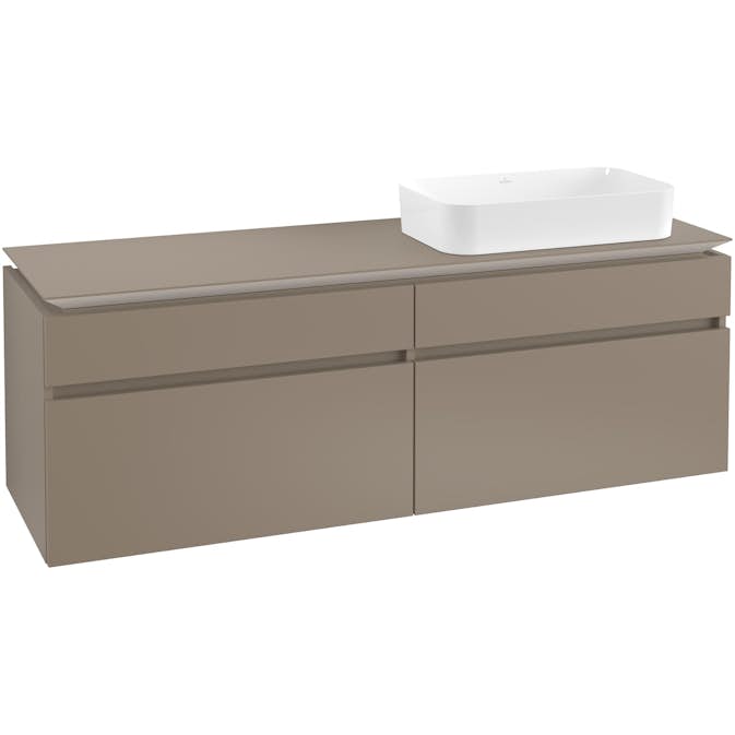 Tvättställsskåp Villeroy & Boch Legato 1600 med 4 Lådor för Ocentrerat Ytmonterat Tvättställ från Finion