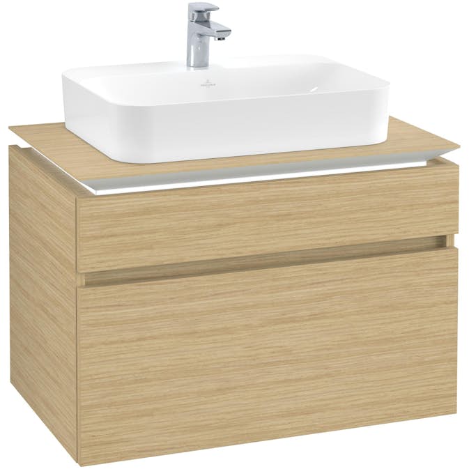 Tvättställsskåp Villeroy & Boch Legato med 2 Lådor för Ytmonterat Tvättställ från Finion & Memento