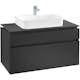 Tvättställsskåp Villeroy & Boch Legato med 2 Lådor för Ytmonterat Tvättställ från Finion & Memento