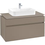 Tvättställsskåp Villeroy & Boch Legato med 2 Lådor för Ytmonterat Tvättställ från Finion & Memento