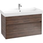 Tvättställsskåp Villeroy & Boch Collaro med 2 Lådor för Inbyggt Skåpstvättställ