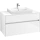Tvättställsskåp Villeroy & Boch Collaro 100 cm med 2 Lådor för Ovanpåliggande Tvättställ