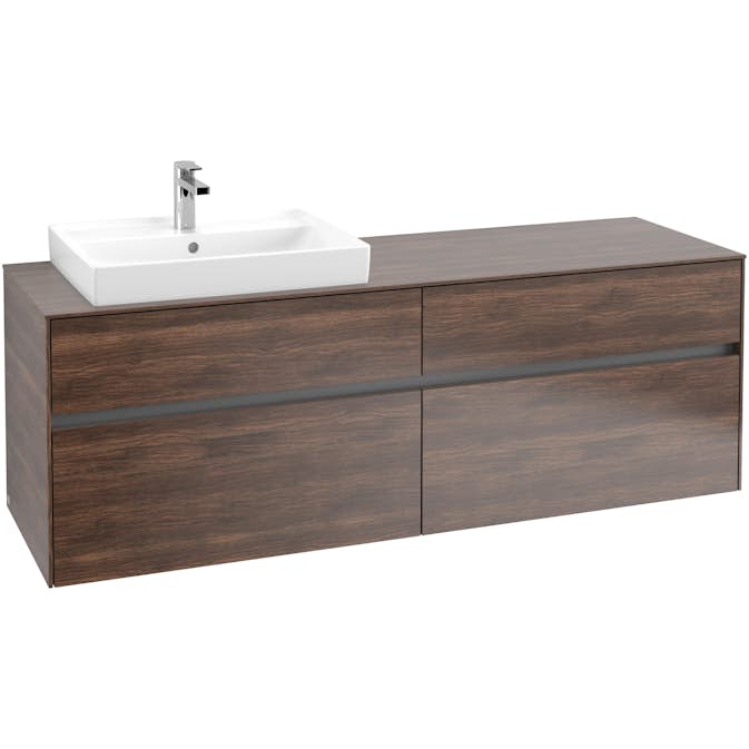 Tvättställsskåp Villeroy & Boch Collaro 160 cm med 4 Lådor för Ovanpåliggande Tvättställ