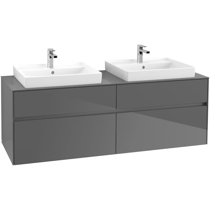 Tvättställsskåp Villeroy & Boch Collaro 160 cm med 4 Lådor för Ovanpåliggande Tvättställ