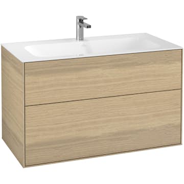 Tvättställsskåp Villeroy & Boch Finion med 2 Lådor för Inbyggt Tvättställ