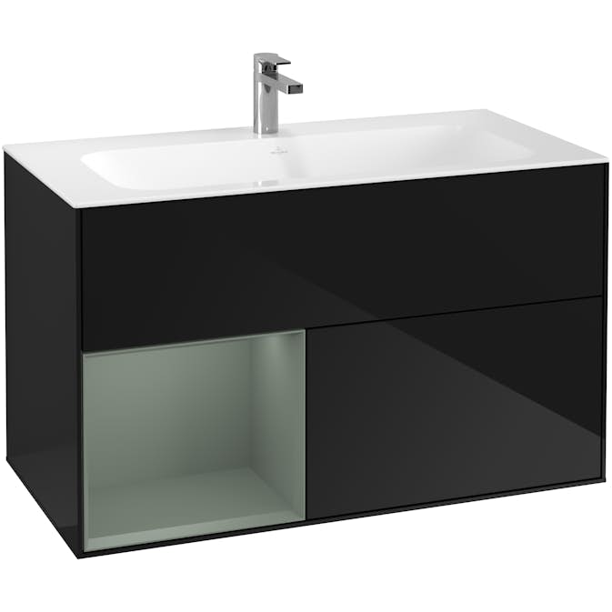 Tvättställsskåp Villeroy & Boch Finion med 2 Lådor och Hylla för Inbyggt Tvättställ
