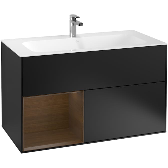 Tvättställsskåp Villeroy & Boch Finion med 2 Lådor och Hylla för Inbyggt Tvättställ