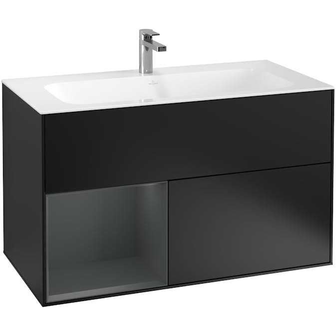 Tvättställsskåp Villeroy & Boch Finion med 2 Lådor och Hylla för Inbyggt Tvättställ