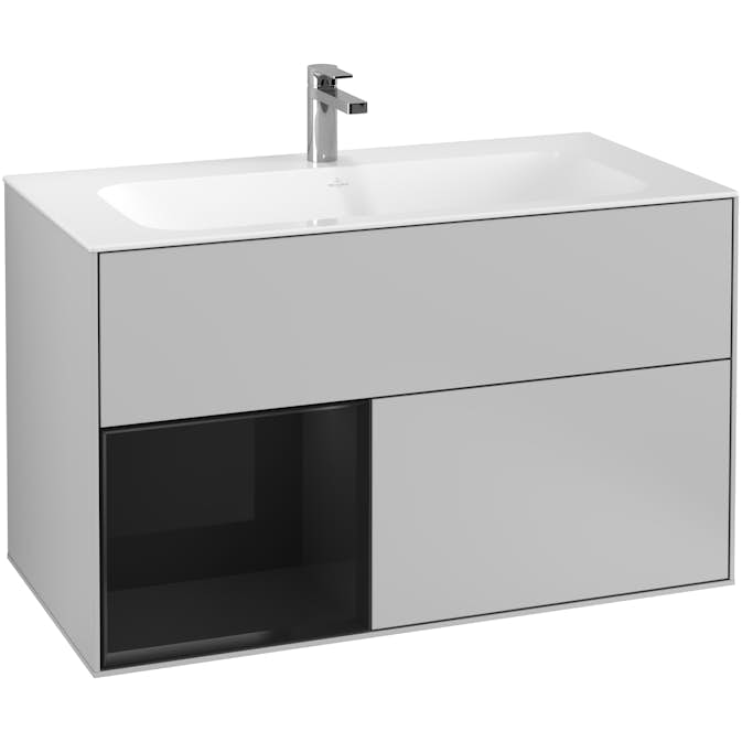 Tvättställsskåp Villeroy & Boch Finion med 2 Lådor och Hylla för Inbyggt Tvättställ
