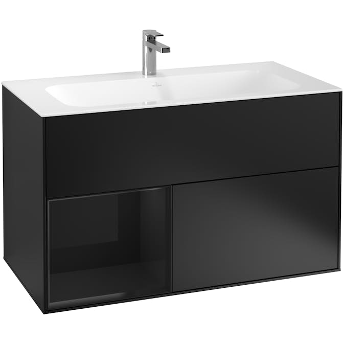 Tvättställsskåp Villeroy & Boch Finion med 2 Lådor och Hylla för Inbyggt Tvättställ