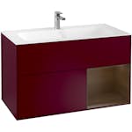 Tvättställsskåp Villeroy & Boch Finion med 2 Lådor och Hylla för Inbyggt Tvättställ