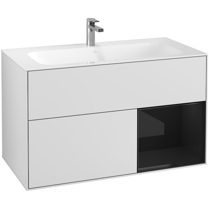 Tvättställsskåp Villeroy & Boch Finion med 2 Lådor och Hylla för Inbyggt Tvättställ