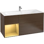 Tvättställsskåp Villeroy & Boch Finion med 3 Lådor och Hylla för Inbyggt Tvättställ