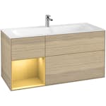 Tvättställsskåp Villeroy & Boch Finion med 3 Lådor och Hylla för Inbyggt Tvättställ